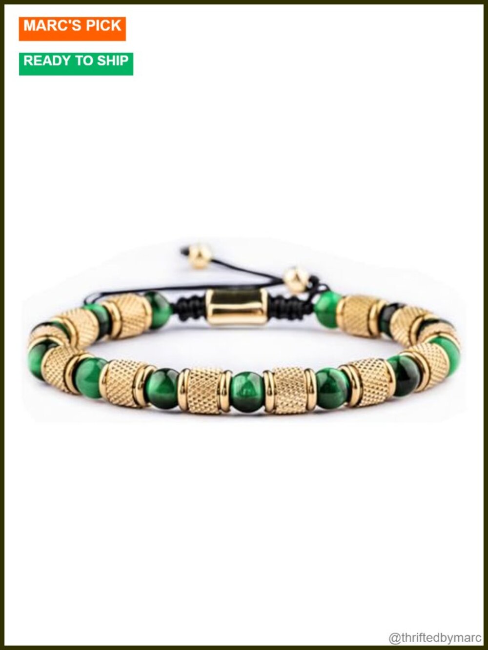 Stainless Steel Adjustable Crown Bracelet Luxury Link Bracelet Men Women